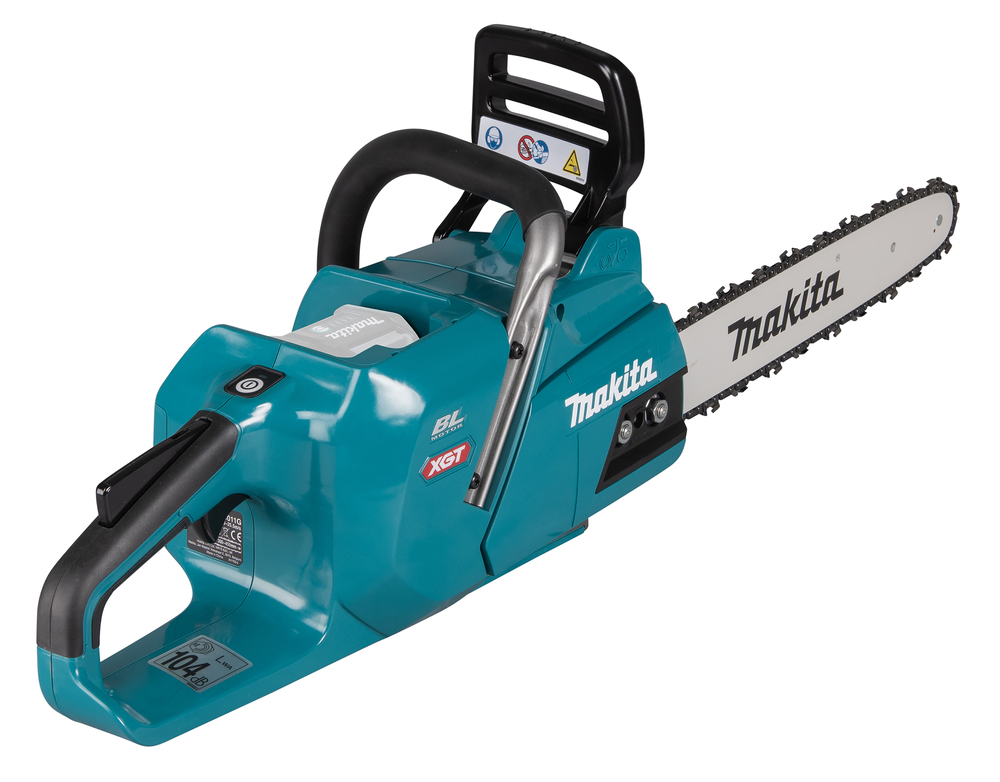 Motosega a batteria Makita UC011GZ vista posteriore